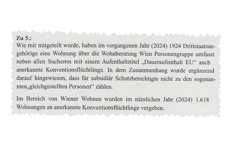 Anfrage an den Bürgermeister
